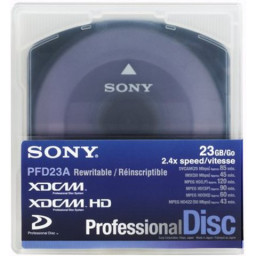 SONY PFD23A XDCAM professional disc 23GB RW regrabable 2,4x single layer