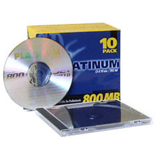 CD-R PLATINUM 90min jewel 800MB 52x