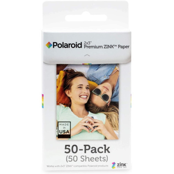 (50) Polaroid Premium ZINK Paper 2x3
