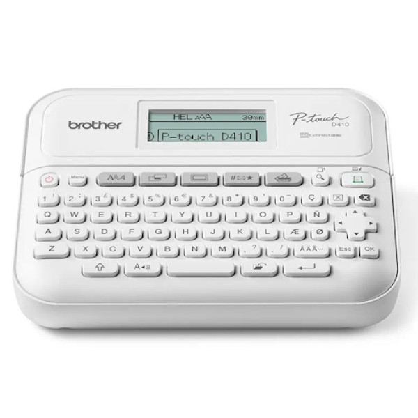 Rotuladora electrónica BROTHER P-touch PT-D410 3.5/6/9/12/18,QWERTY,conexión a PC