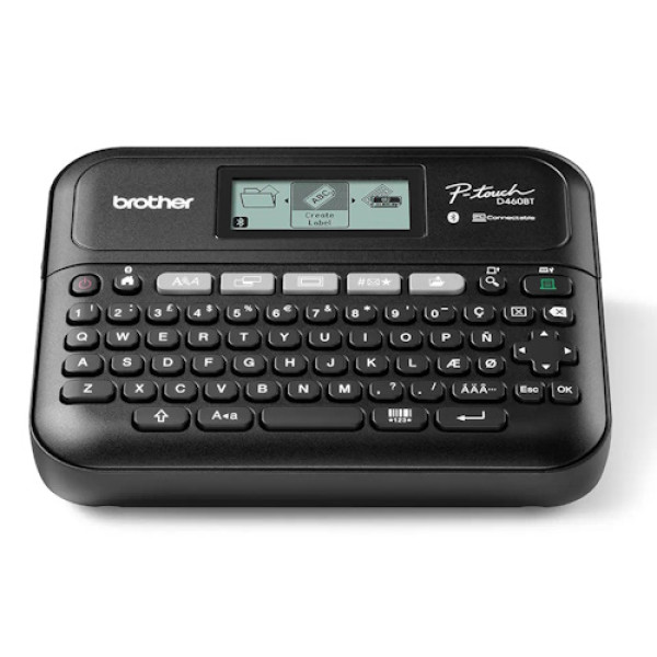 Rotuladora electrónica BROTHER P-touch PT-D460 3.5/6/9/12/18,QWERTY,LCD,conexión PC Bluetooth