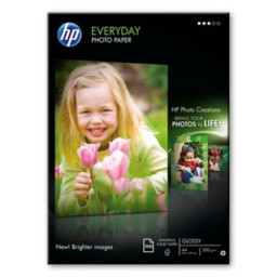 Papel HP fotográfico glossy 100hA4 200g Everyday - Foto paper