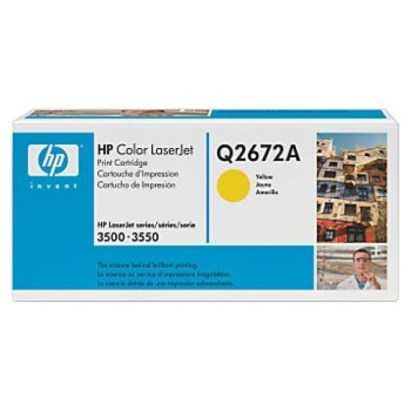 Toner HP LjC.3500 3550 amarillo 4000p. *ENVASE ANTERIOR-CAJA BLANCA*