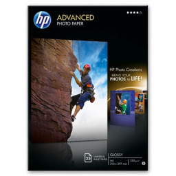 Papel HP fotográfico Advanced  Brillante GLOSSY  25A4 250g  Advanced Photo Paper