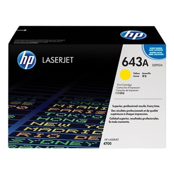 Toner HP LjC.#643A 4700 amarillo 10.000p.