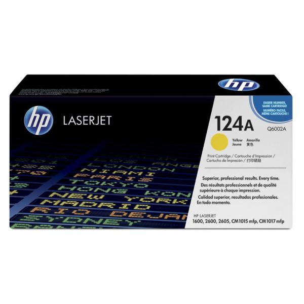 Toner HP #124 LjC. 1600 2600 2605 amarillo CM1015 CM1017 2.000p. *