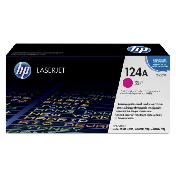 Toner HP #124 LjC. 1600 2600 2605 magenta CM1015 CM1017 2.000p. *