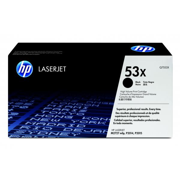 Toner HP #53X Lj P2014 P2015 M2727 alta cap. 7.000p.