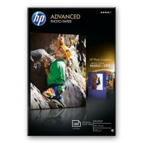 Papel HP fotog.satin.avanzado 100h.10x15 250gm sin bordes