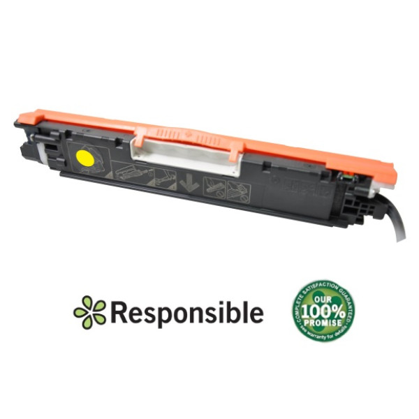 Toner RESPONSIBLE: HP Lj CP1025 M175 M275 amarillo 1.000p. (CE312A) (CP1025YR)