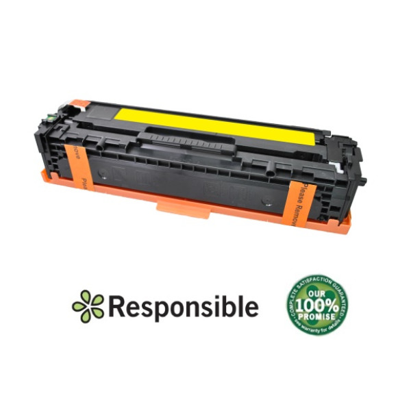 Toner RESPONSIBLE: HP Lj CP1525 CM1415 amarillo 1.300p. (CE322A) (CP1525YR)