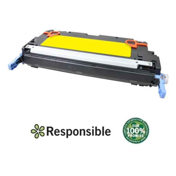 Toner RESPONSIBLE: HP Color Lj 3600 3800 CP3505 amarillo 4.000p. (Q6472A) (3600YR)