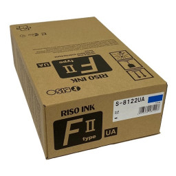 (2) C. t. RISOGRAPH S8122E: EZ200 EZ390 EZ391 Blue Type F-II  2x1000ml (S-7196)(S-4257)