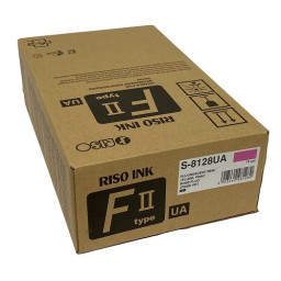 (2) C. t. RISOGRAPH S8122E: EZ200 EZ390 EZ391 Pink fluorescent Type F-II  2x1000ml (S-6945)(S-4287)