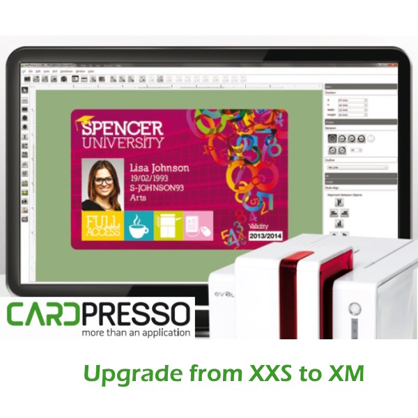 Upgrade from cardPresso XXS to XM (conexión a bases de datos XLS, XLSX, CSV, TXT)