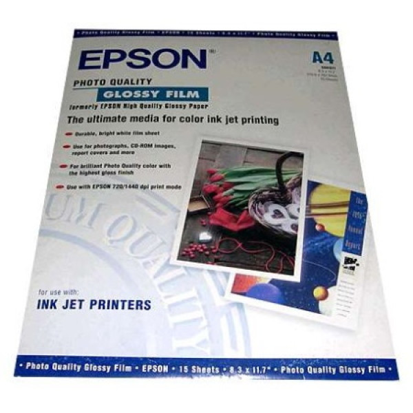 EPSON Photo quality Glossy film 15A4 * inkjet