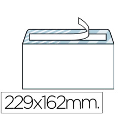 (500) Sobres LIDERPAPEL DIN C5 162x229mm nº 11 Tira silicona 90gr. (31924)