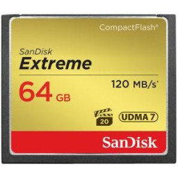Tarjeta CompactFlash SANDISK Extreme 64GB 567x 120Mb/s