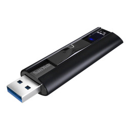 Unidad flash SSD SANDISK Extreme Pro USB 3.2 128GB lect.420Mb/s escr.380Mb/s negra retráctil