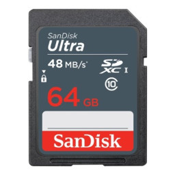 Tarjeta SDHC SANDISK Ultra 64GB UHS-I Class 10  48MB/s