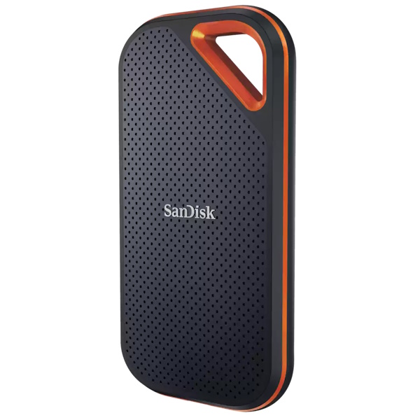 SSD externo SANDISK Extreme Pro 2TB USB 3.2 USB-C y USB-A, NVMe 2000Mb/s +resistente