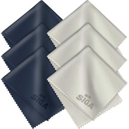 MR.SIGA pack de 6 paños de microfibra premium 15x18cm pantallas y componentes electrónicos