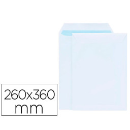 (250) Bolsas LIDERPAPEL 360x260mm offset blanco 100gr folio especial (06204)