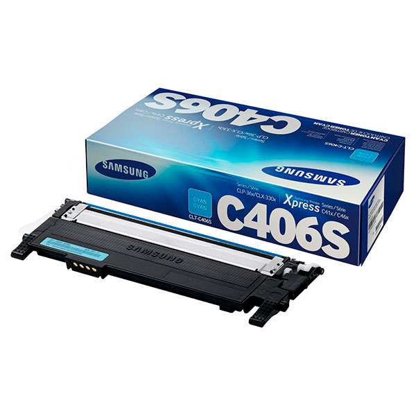 Toner HP-SAMSUNG CLP360 CLP365 CLX3300 Cyan CLS3305 SL-C410W SL-C460FW 1.000p. (CLT-C406S/ELS)