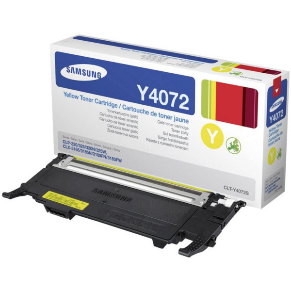 Toner HP-SAMSUNG CLP320 CLP325 CLX3180 Yellow CLX3185 1.000p. (CLT-Y4072S/ELS)