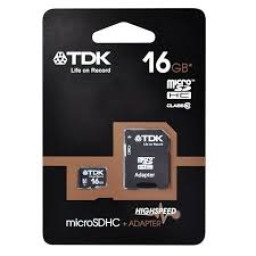 TDK microSDHC memory card 16GB Class 10 UHS-1 +adapter a SD    # PROMO LIQUIDACIÓN #