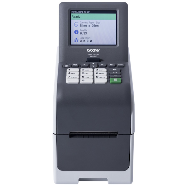 Impr.etiq.BROTHER TD-2320DSA203 63mm 152,4mm/seg 203ppp USB/serie/Eth