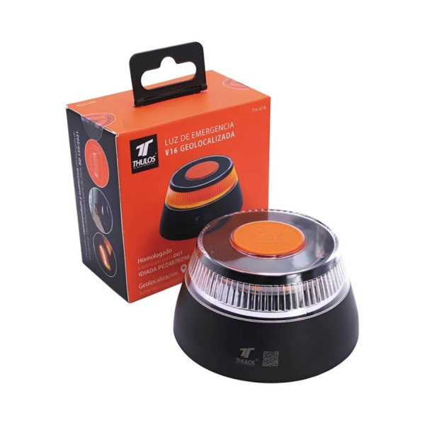 THULOS Connected TH-V16 Baliza de emergencia Conexión DGT + Datos THULOS Connected TH-V16 Baliza de emergencia Conexión DGT + Datos