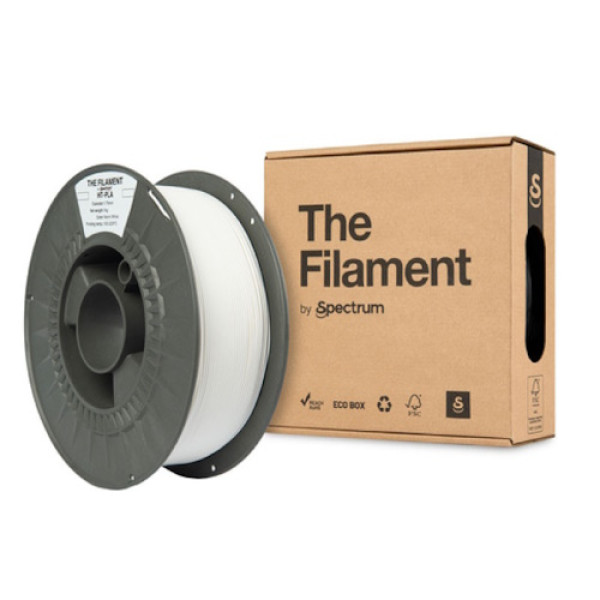 Filamento 3D THE FILAMENT HT-PLA blanco cálido 1,75mm 1Kg. (filamento con carrete) warm white Filamento 3D THE FILAMENT HT-PLA blanco cálido 1,75mm 1Kg. (filamento con carrete) warm white