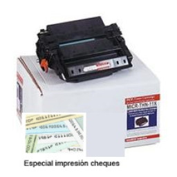 Toner microMICR HP 2410 2420 2430 12.000p. (Q6511X) alta cap. para impresión cheques
