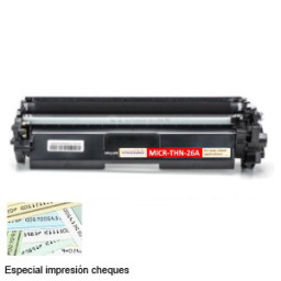 Toner microMICR HP M402 M426   3.100p. (CF226A) para impresión de cheques