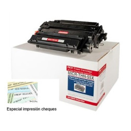 Toner microMICR HP P3015 12.000p. (CE255X) para impresión de cheques