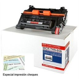 Toner microMICR HP P4014 P4015 P4515 10.000p. (CC364A) para impresión de cheques