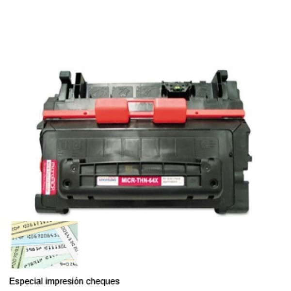 Toner microMICR HP P4015 P4515 24.000p. (CC364X) para impresión de cheques