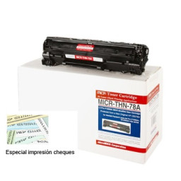 Toner microMICR HP P1606dn 2.100p. (CE278A) para impresión de cheques