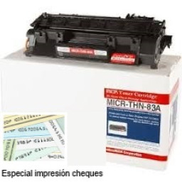 Toner microMICR HP Lj. Pro M125 M127 Troy 1.500p. (CF283A) para impresión de cheques