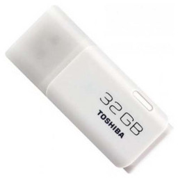 Memoria USB TOSHIBA Hayabusa White 32GB USB2.0,Plug&Play, color blanco, con tapa