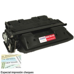 Toner microMICR HP Ljet 4100 10.000p. (C8061X) para impresión de cheques