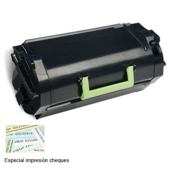 Toner magnético LEXMARK MS810 MS811 para impresión de cheques (52D2H00)