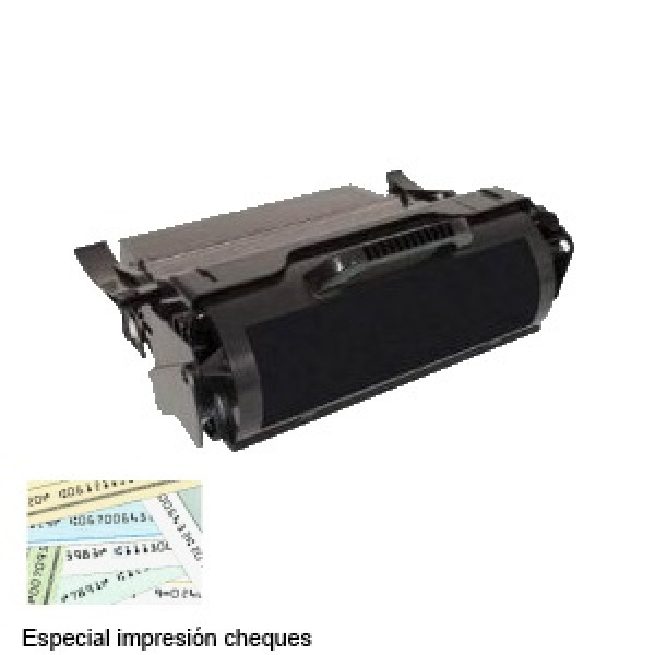 Toner magnético LEXMARK T650 T652 T654 25.000p.  para impresión de cheques