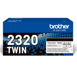 (2)Toner BROTHER L2300 L2340 L2360 DCPL2500  DCPL2540 MFCL2700 MFCL2720 2.600p. PACK TWIN
