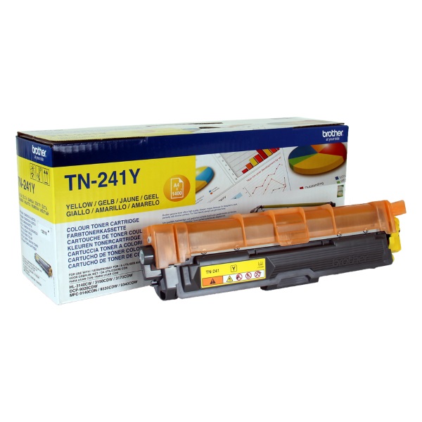 Toner BROTHER HL3140 HL3150 HL3170 amarillo MFC-9140CDN 1.400p.