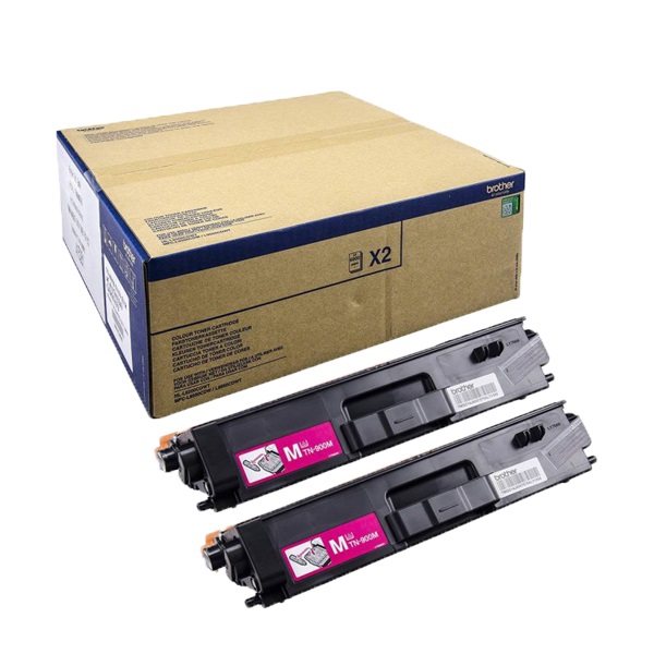 (2) Toner BROTHER HLL9200 HLL9300 MFCL9550 magenta 2x6.000p.  TWIN-PACK