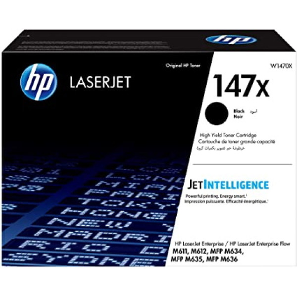 Toner HP #147X Laser M610 M634 M635 M636 25.200p.