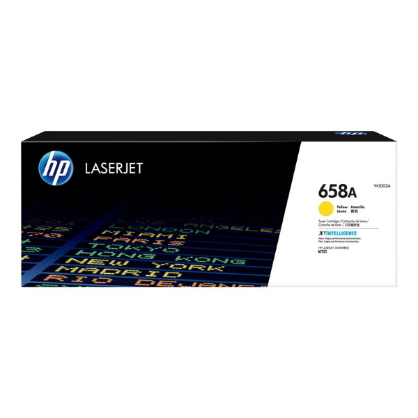 Toner HP #658A amarillo Enterprise M751 6.000p.