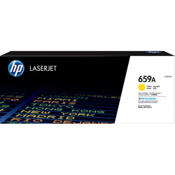 Toner HP #659A amarillo Enterprise M776 M856 13.000p.